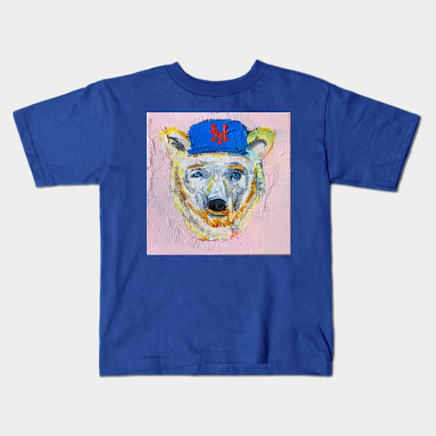 Polar Bear (Pete Alonso) Kids T-Shirt by ElSantosWorld